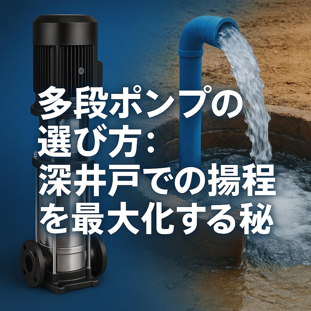 多段ポンプの選び方：深井戸での揚程を最大化する秘訣