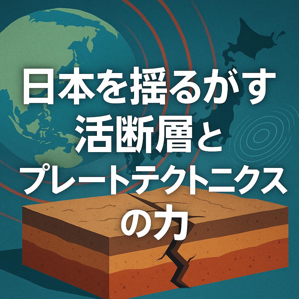 日本を揺るがす活断層とプレートテクトニクスの力