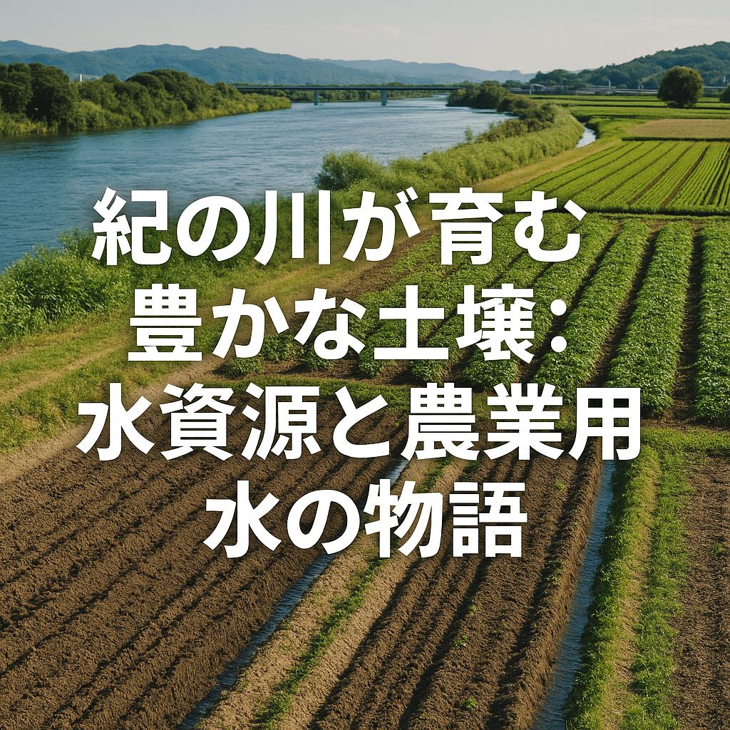 紀の川が育む豊かな土壌：水資源と農業用水の物語