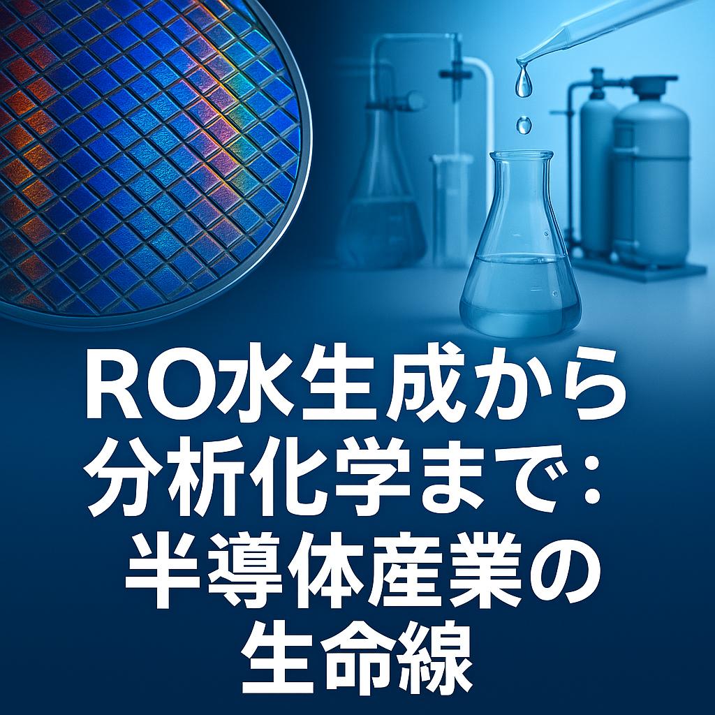 RO水生成から分析化学まで：半導体産業の生命線