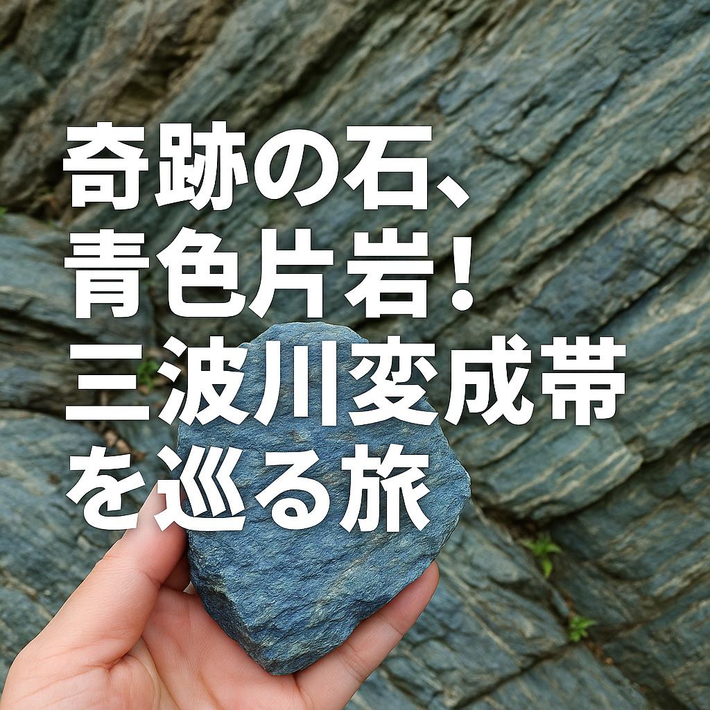 奇跡の石、青色片岩！三波川変成帯を巡る旅