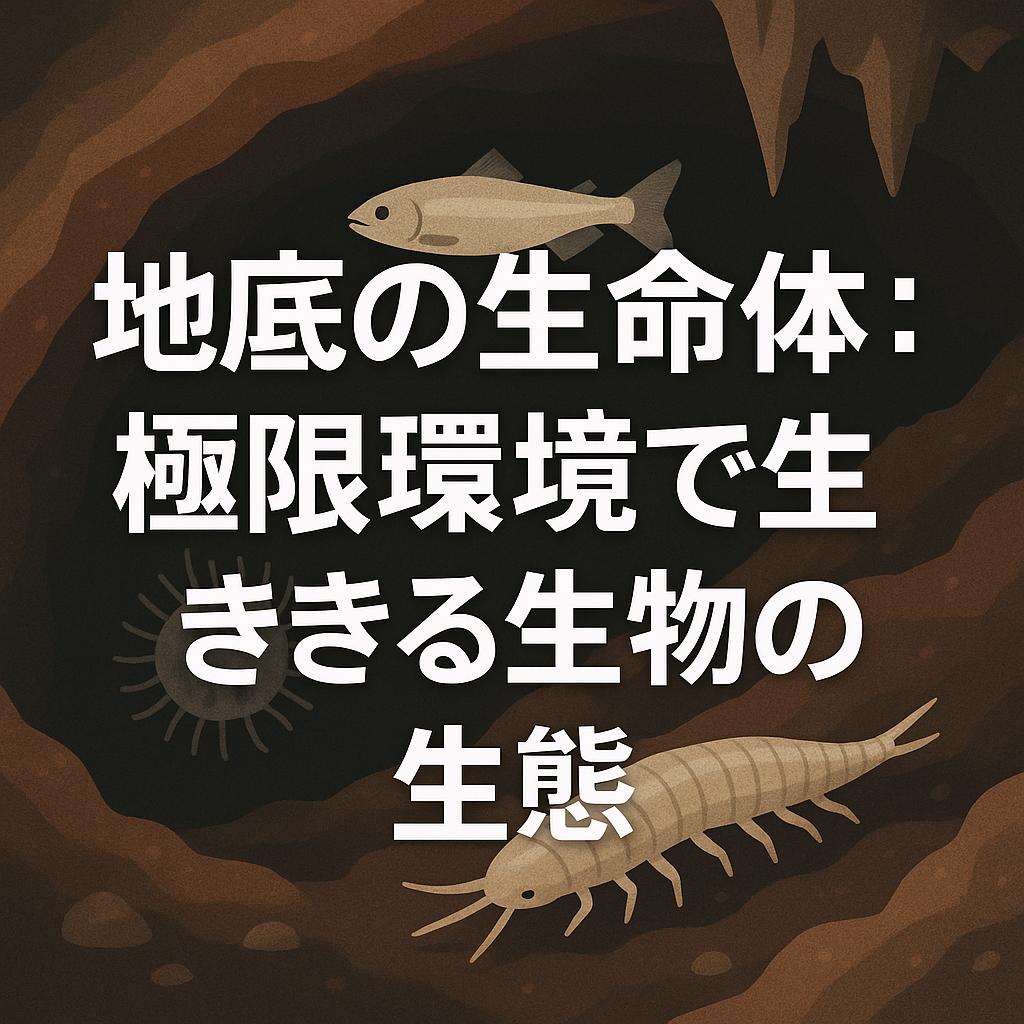 地底の生命体：極限環境で生きる地下生物の生態