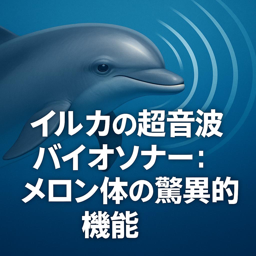 イルカの超音波バイオソナー：メロン体の驚異的な機能