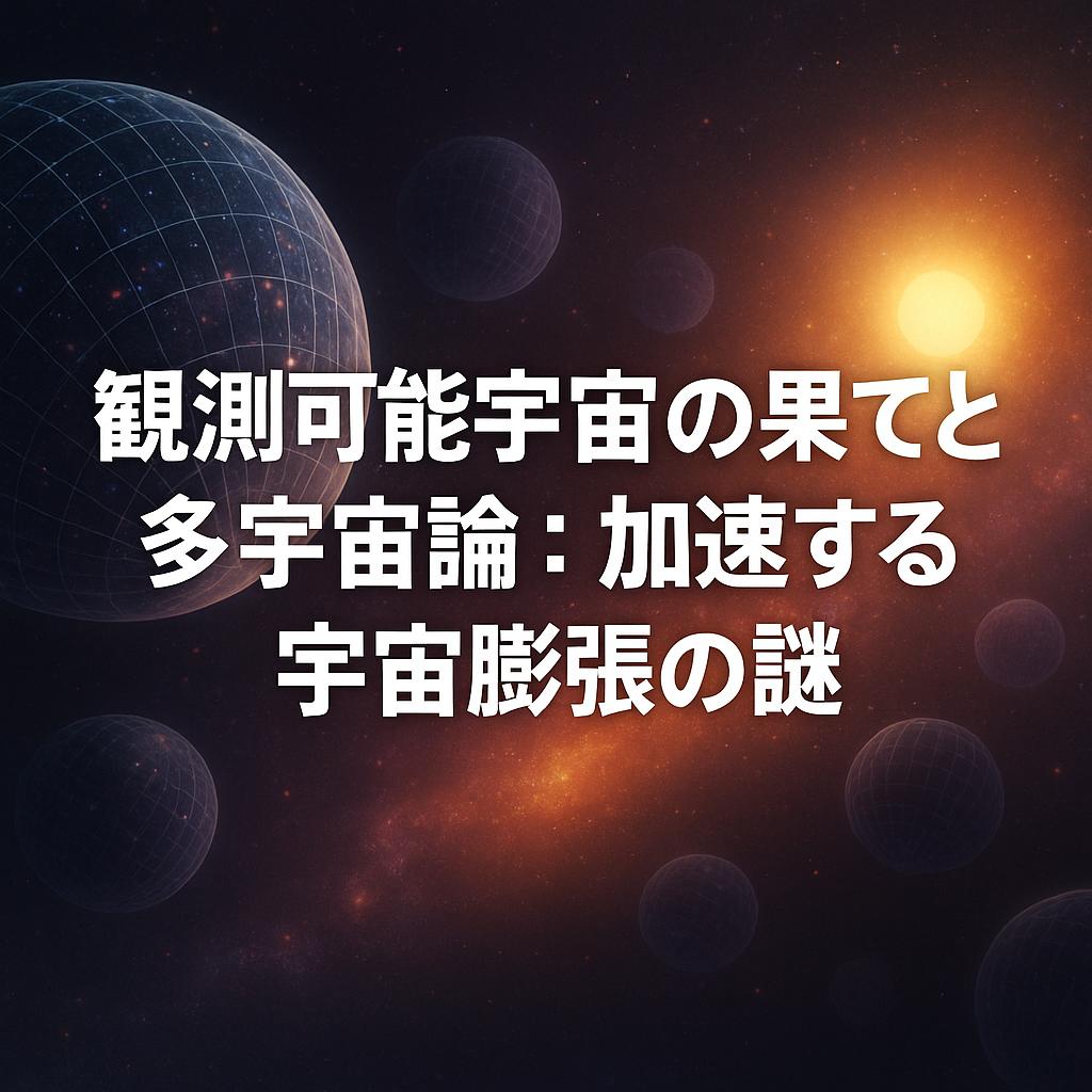 観測可能宇宙の果てと多宇宙論：加速する宇宙膨張の謎