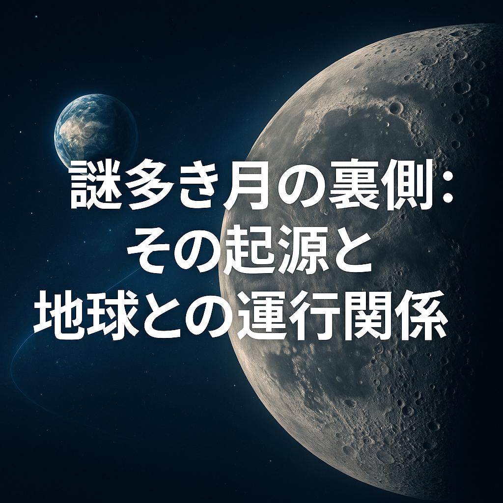謎多き月の裏側：その起源と地球との運行関係