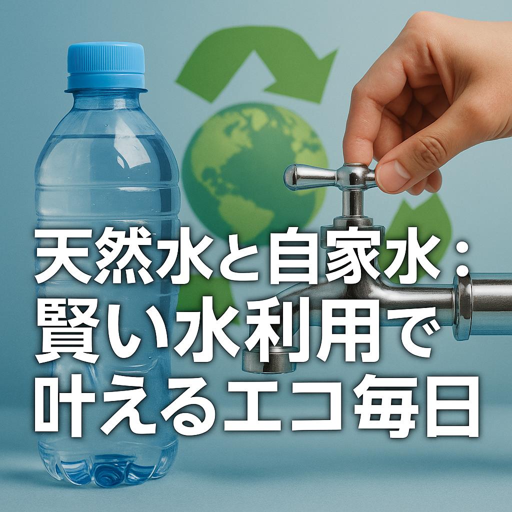 天然水と自家水：賢い水利用で叶えるエコな毎日