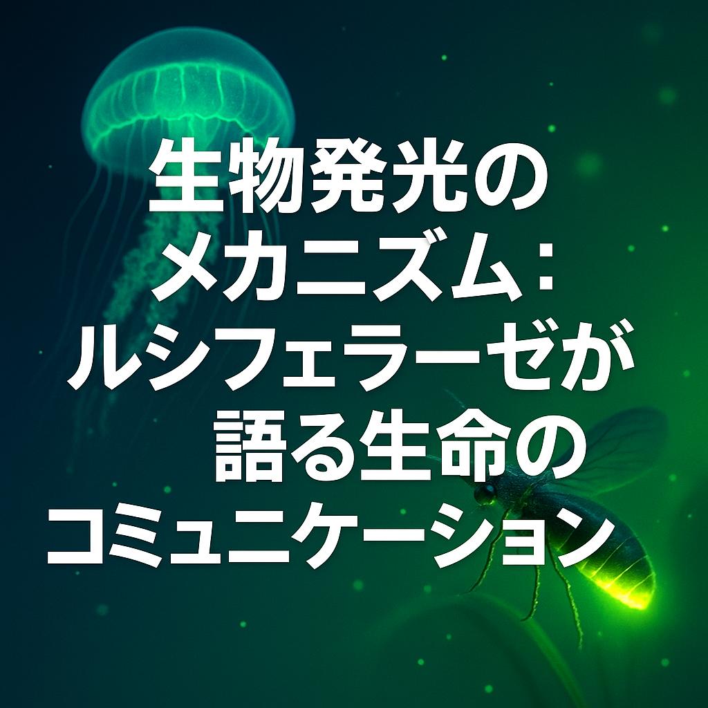 生物発光のメカニズム:ルシフェラーゼが語る生命のコミュニケーション